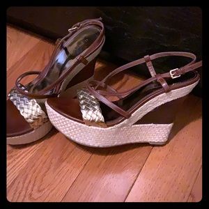 Audrey Brooke size 8.5 wedges never worn!